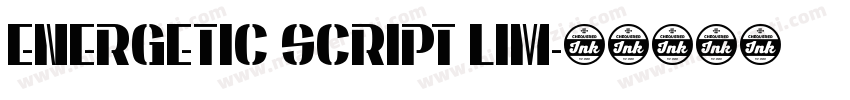 Energetic Script Lim字体转换